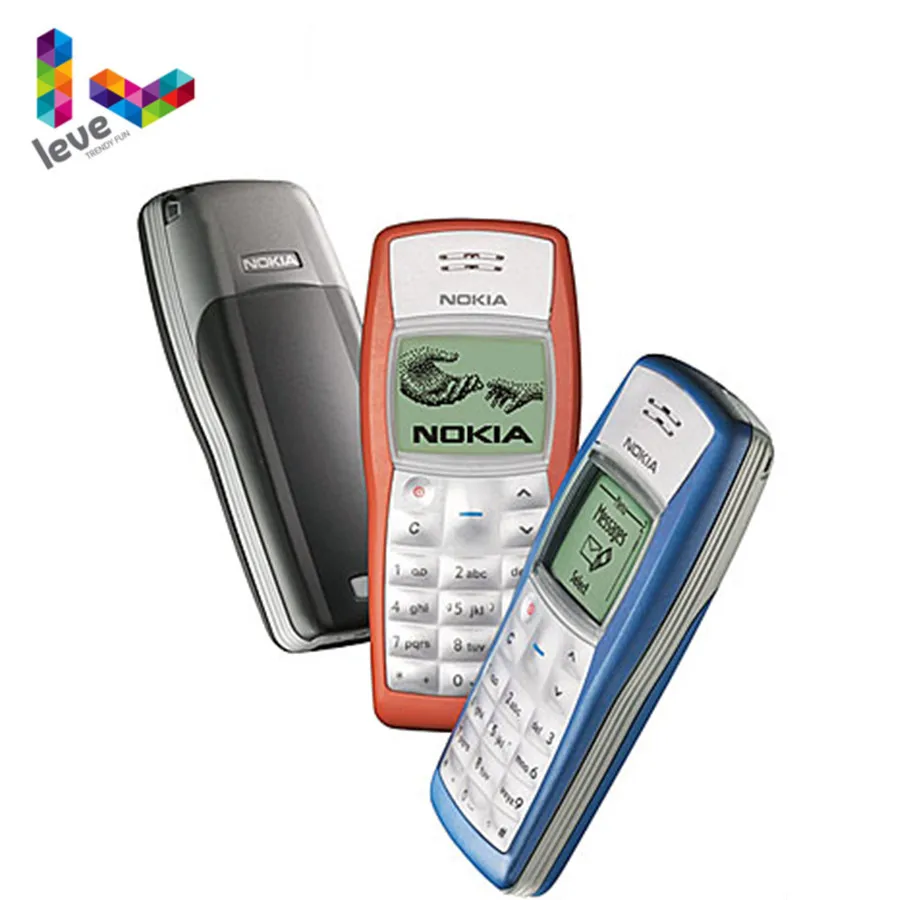 Разблокированный телефон Nokia 1100 GSM 900/1800 Поддержка многоязычного использования и