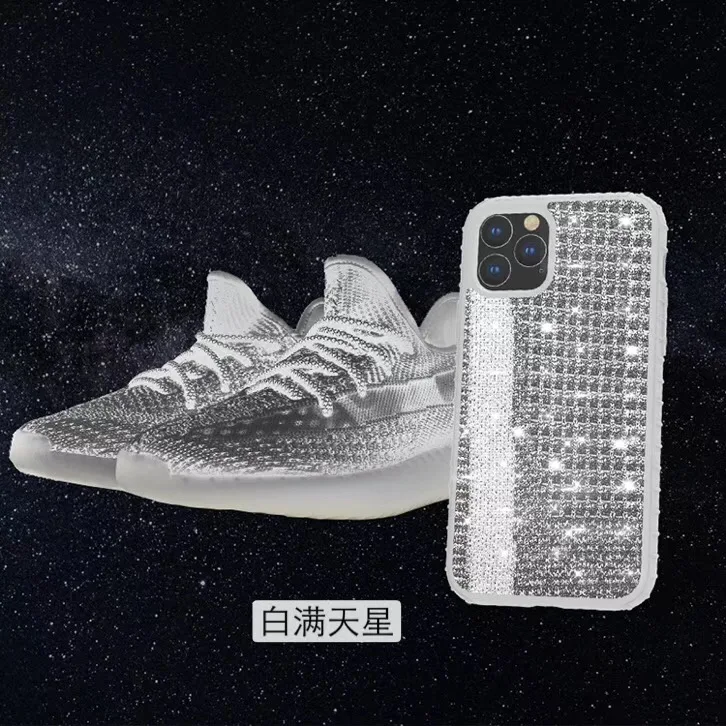 Спортивные кроссовки со светящимися звездами для iphone 7 8 6 s Plus 11 pro X Xs Max Xr чехлы из