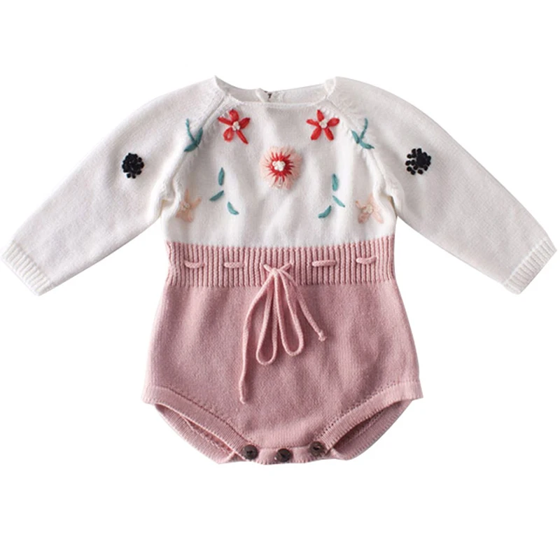 Комбинезон для маленьких девочек комбинезон новорожденных трикотажная одежда