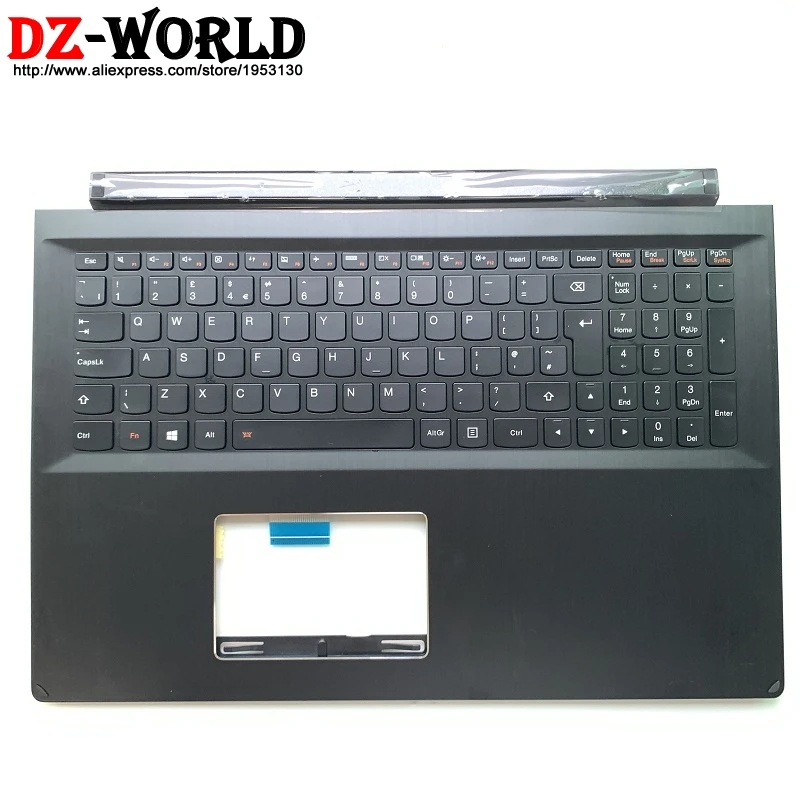 Новый/оригинальный Подставка для рук с английской клавиатурой подсветкой Lenovo Edge