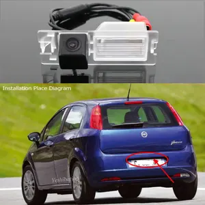 Автомобильная парковочная камера для Fiat Grande Punto Fiat Punto Evo Fiat Avventura 3D 5D хэтчбеккамера заднего видакамера номерного знака