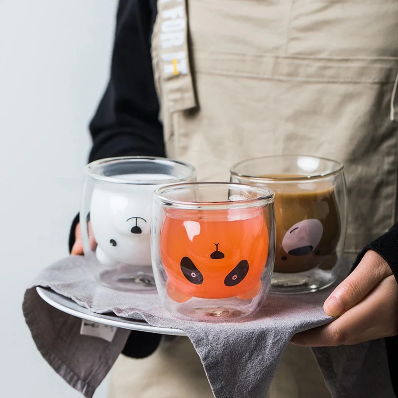 Кофейная кружка с мультипликационным котом уткой молоком соком милая чашка