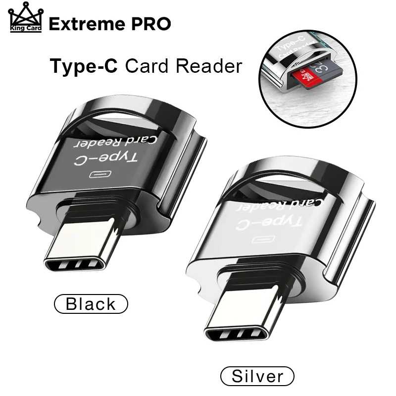 Высокоскоростной OTG Type C к Micro-SD TF адаптер Смарт-кардридер для Samsung Huawei Micro USB