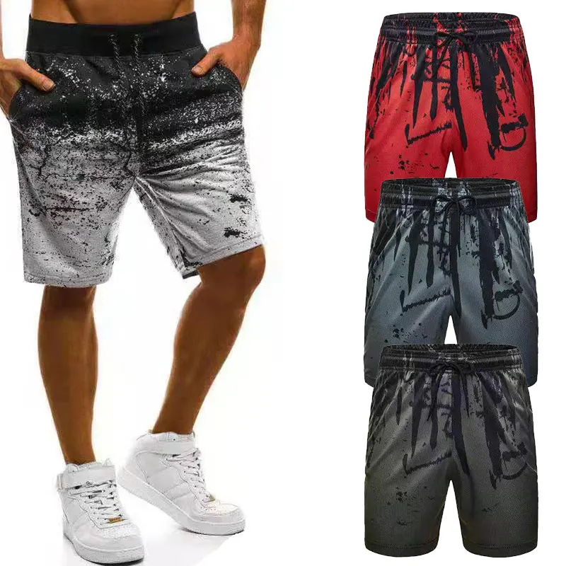 

Casual Mens Polychrome Loose Running Shorts