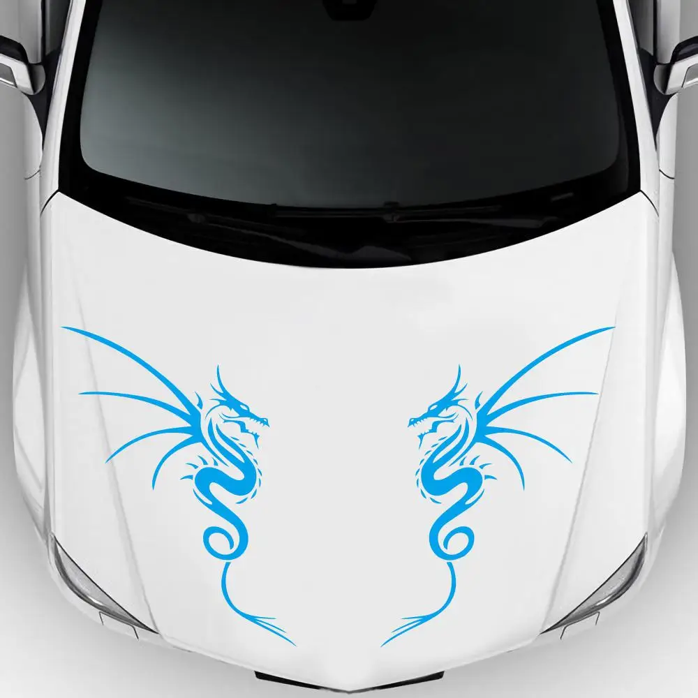 Автомобильная наклейка в Форме Дракона 48x65 см|Наклейки на автомобиль| |