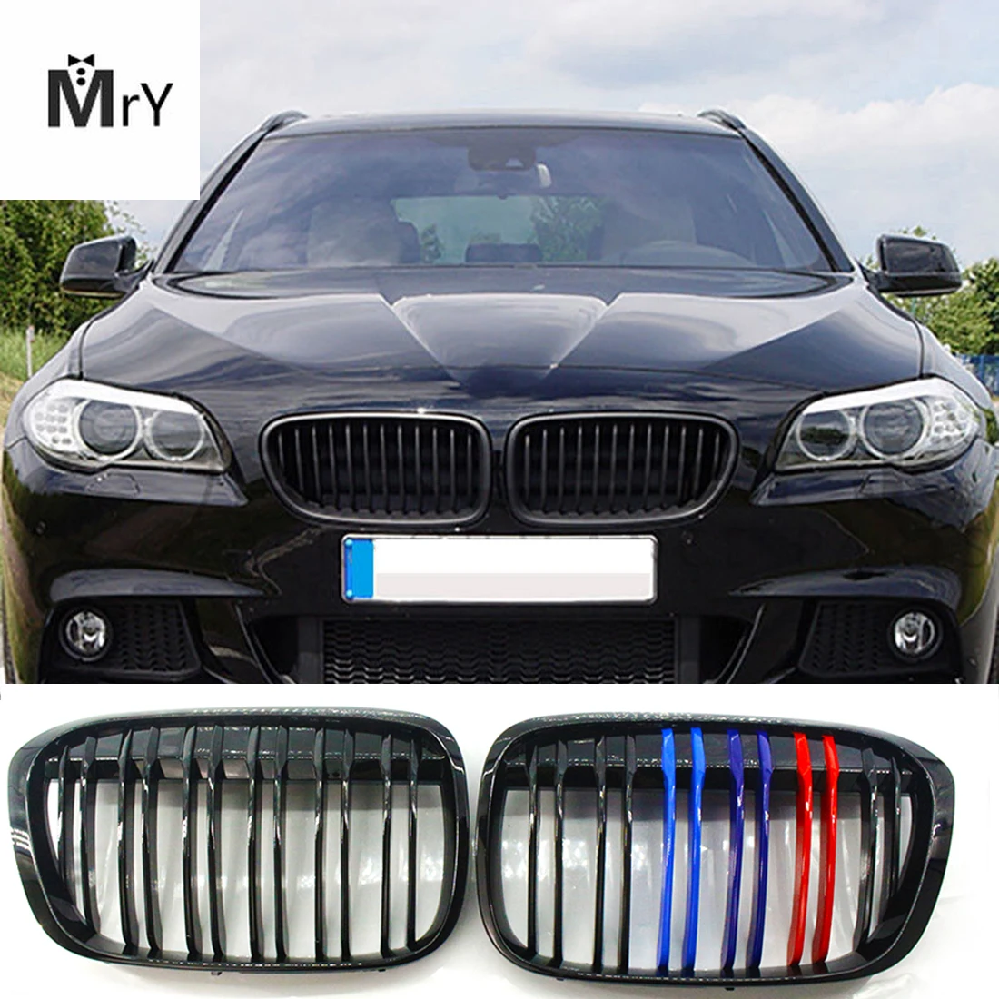 М цвет матовый черный передний бампер решетка для BMW E83 X3 LCI 07 10 Facelift G Z.A XK L /