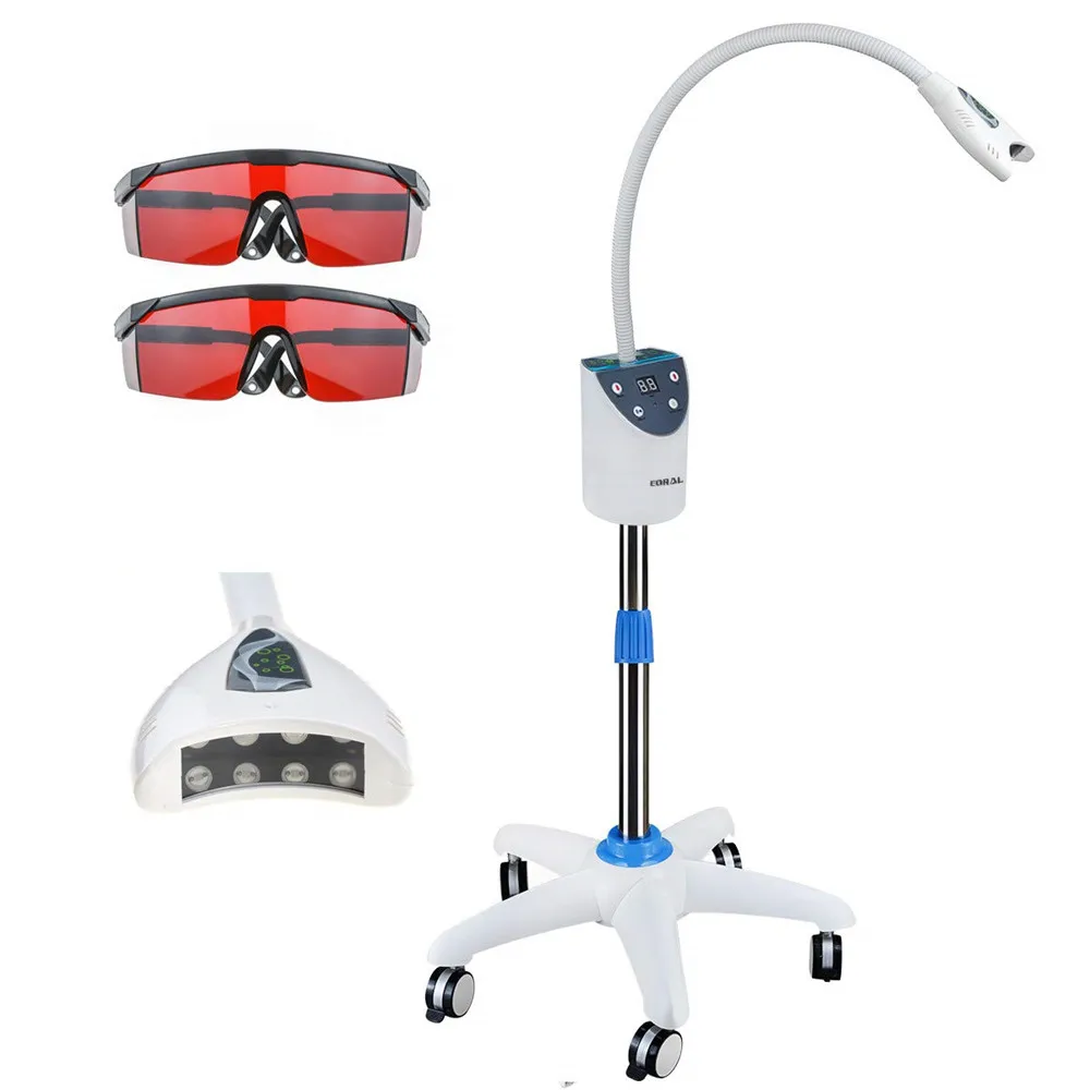

Dental Mobile Teeth Whitening Machine Lamp Tooth Bleaching LED Light Accelerator