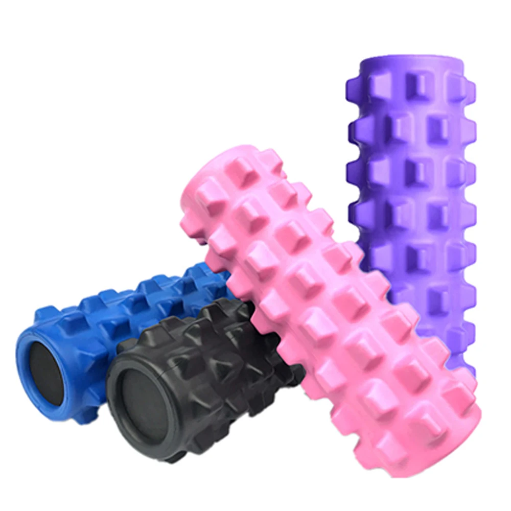 

33cm Yoga Column Gym Fitness Foam Roller Pilates Yoga Muscle Massage Roller Exercise Back Soft Yoga Block
