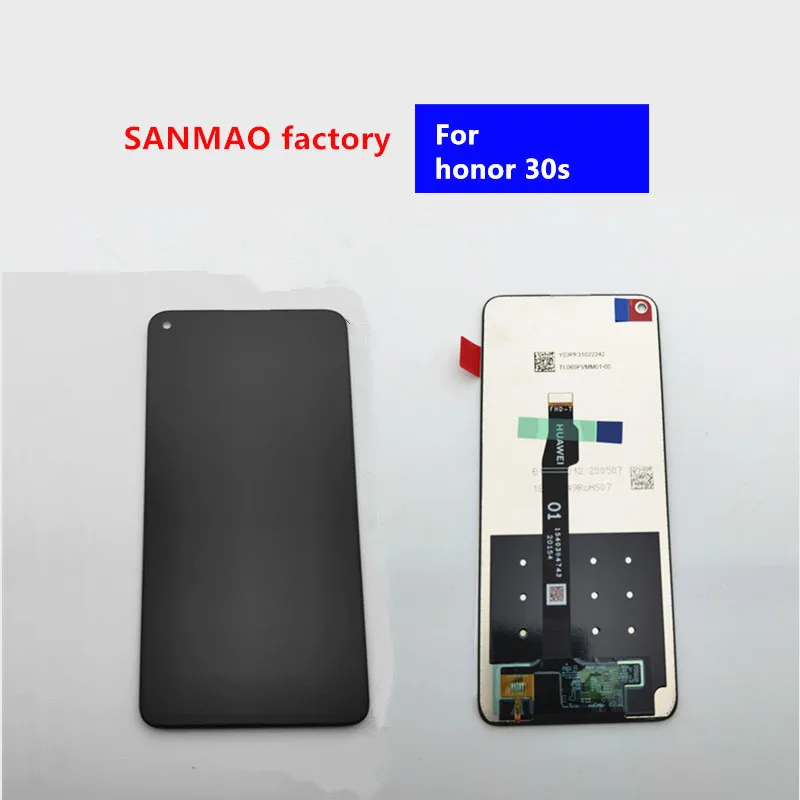 

6,5 "качество AAA ЖК дисплей для Huawei Honor 30s ЖК-дисплей экран Замена для Honor 30s сенсорный экран ЖК-дисплей CDY-AN90
