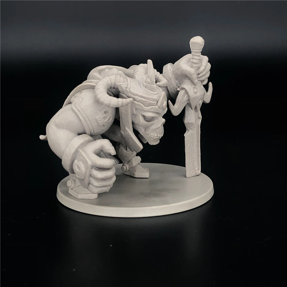 

Arcadia Quest Board Game Figurines Unpainted Figure 2 Pieces Diy Model Building Kit Nendroid PVC Miniatures Wargame Figures Toys