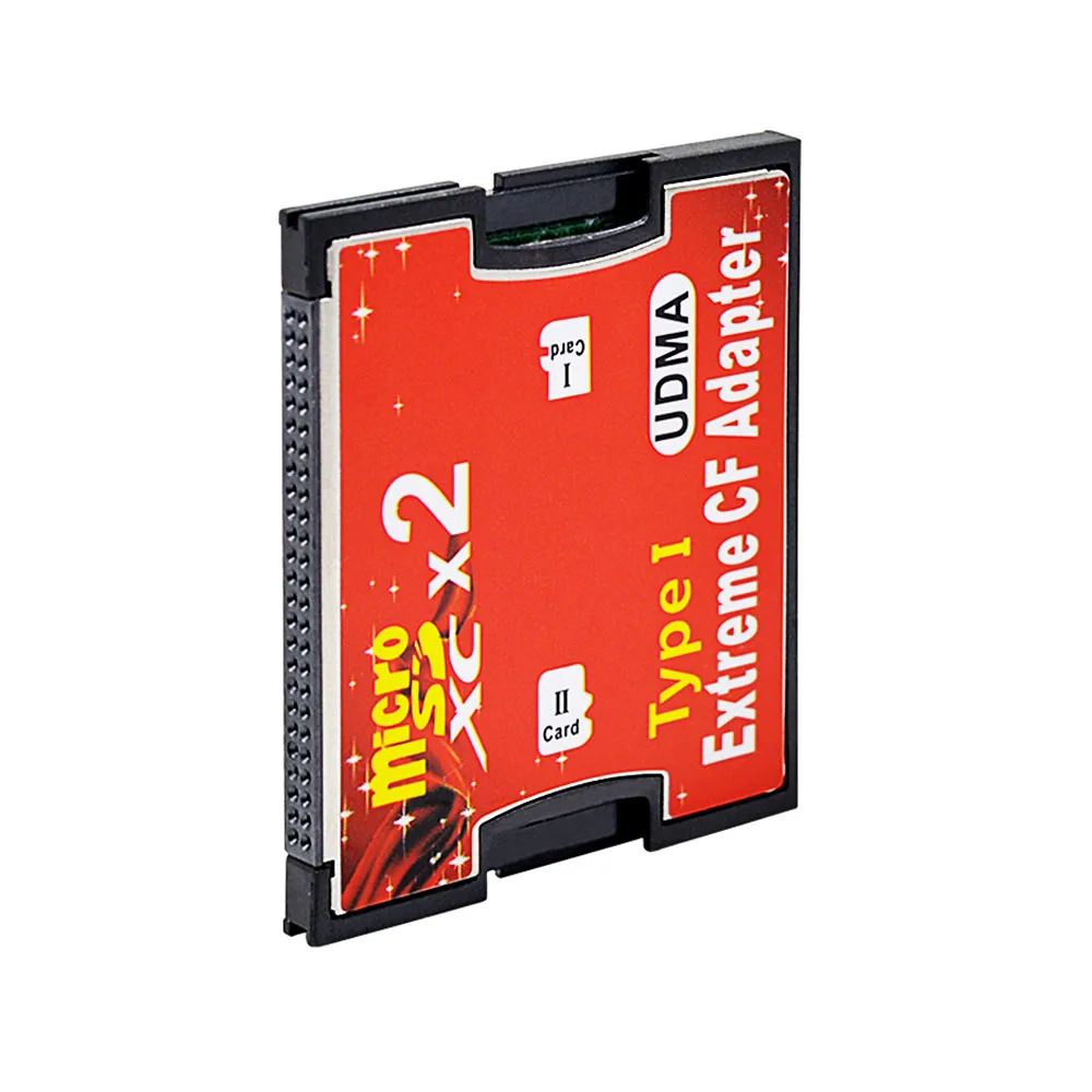 Адаптер для карт памяти Micro SD/TF/CF адаптер с двумя слотами SD/SDHC/MicroSDXC на компактный