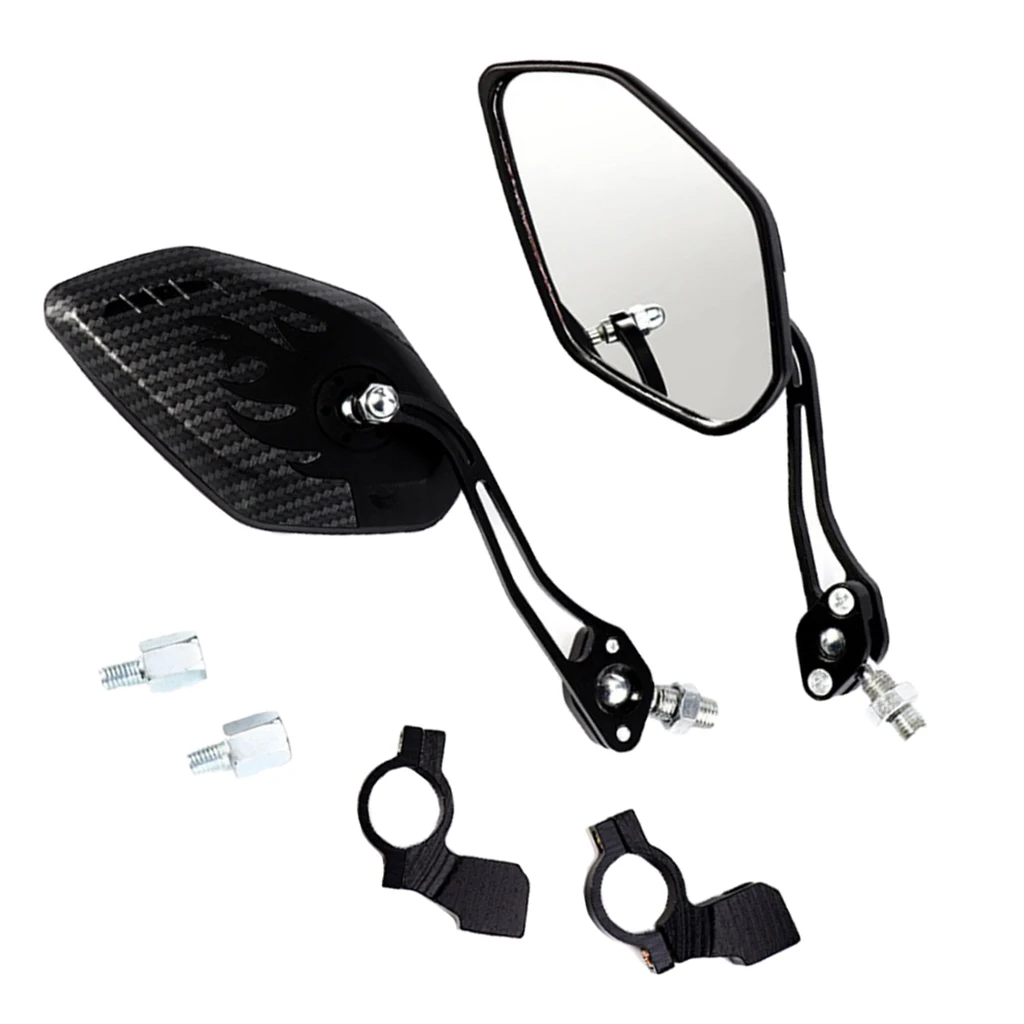 1 пара Универсальный зеркало заднего вида руль Стекло для горного велосипеда