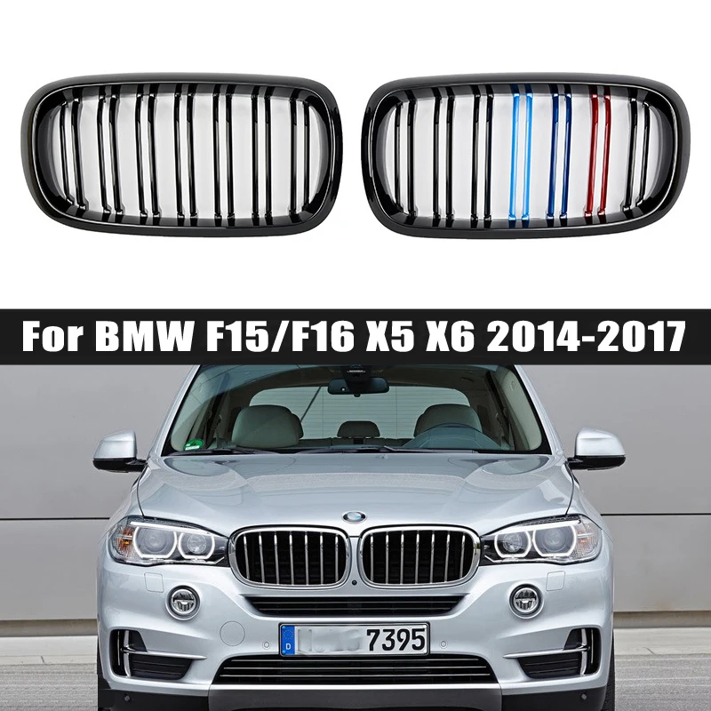 Высокое качество пара почек гриль гоночная решетка для BMW F15/F16 X5 X6 2014 2015 2016 2017