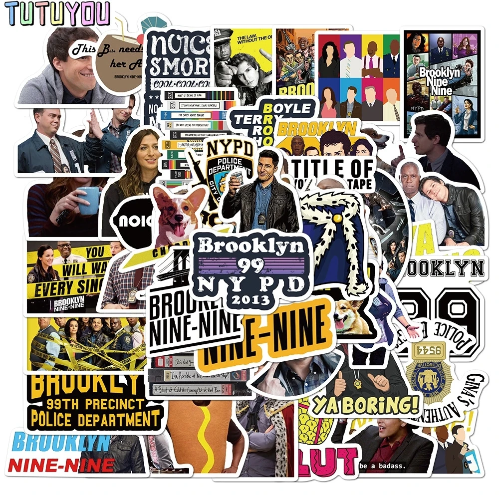 

PC2020 Wholesale 20set/lot 50pcs/set Annoying Detective TV Scrapbooking Stickers Decal For Guitar Laptop Car Graffiti Sticker