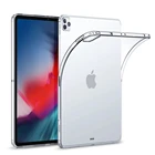 Противоударный силиконовый чехол для Apple iPad Pro 11 12,9 2018 2020 2021, гибкий бампер, прозрачный чехол, задняя крышка