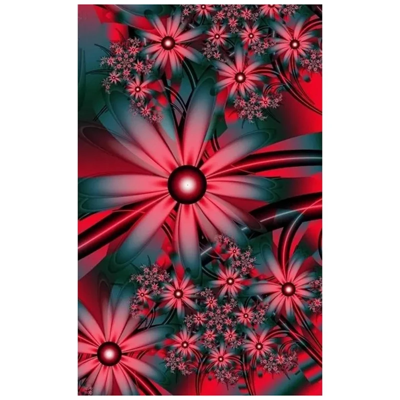 

Full Round Diamond Painting Cross Stitch Crafts Needlework Kits Flower Wall Decoration Craft