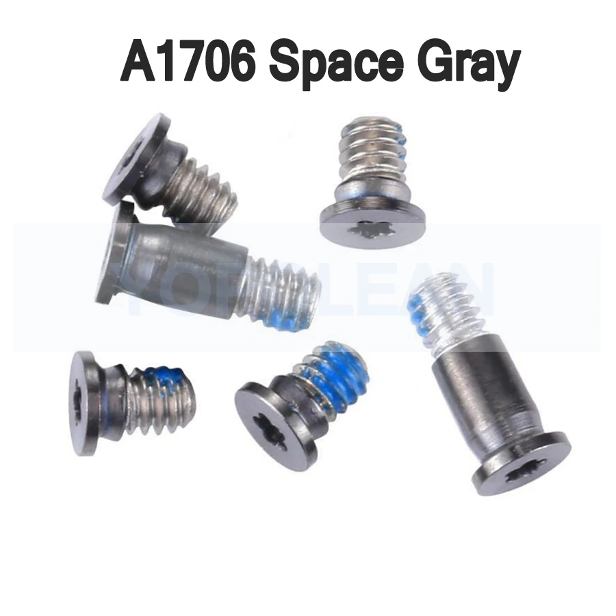 Серебристые космические серые нижние винты для Macbook Pro retina 13 &quot15&quot A1706 A1707 A1708