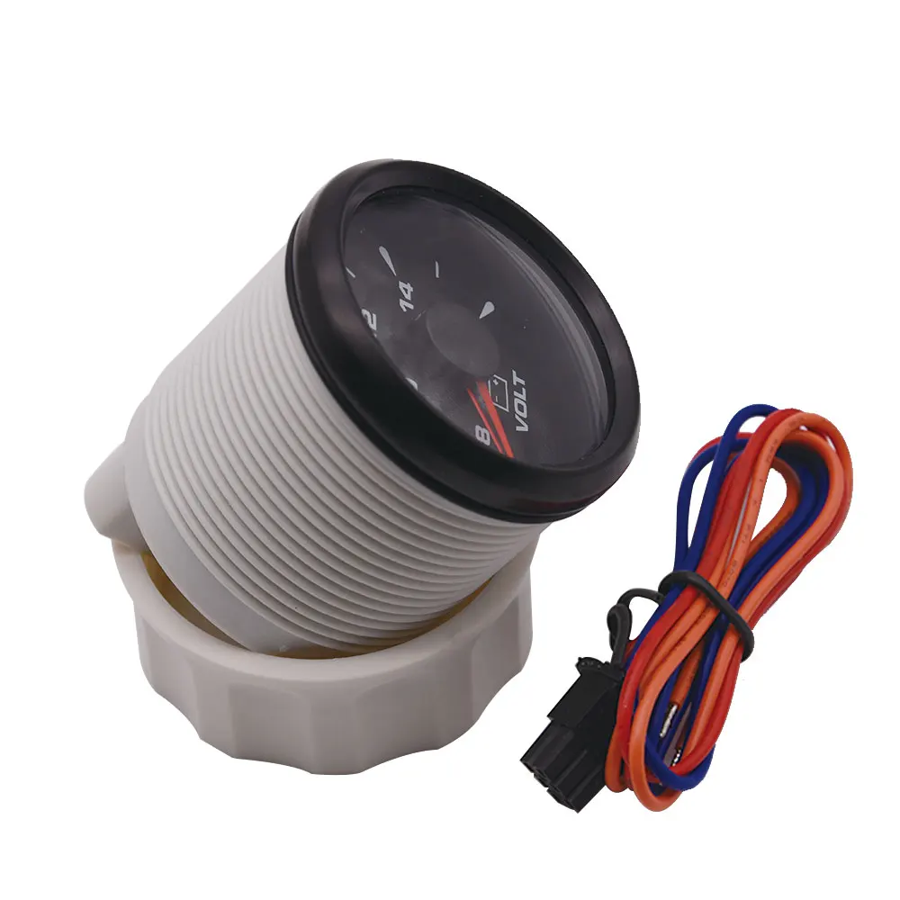 Судовой вольтметр 52 мм Калибр 8-16 вольт автомобильный измеритель напряжения для