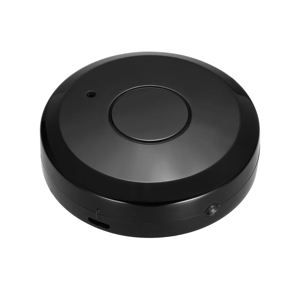 Tuya WiFi ИК пульт дистанционного управления концентратор WiFi умный дом Инфракрасный Универсальный пульт дистанционного управления Лер для Alexa Google Home кондиционер ТВ - Комплект: Black