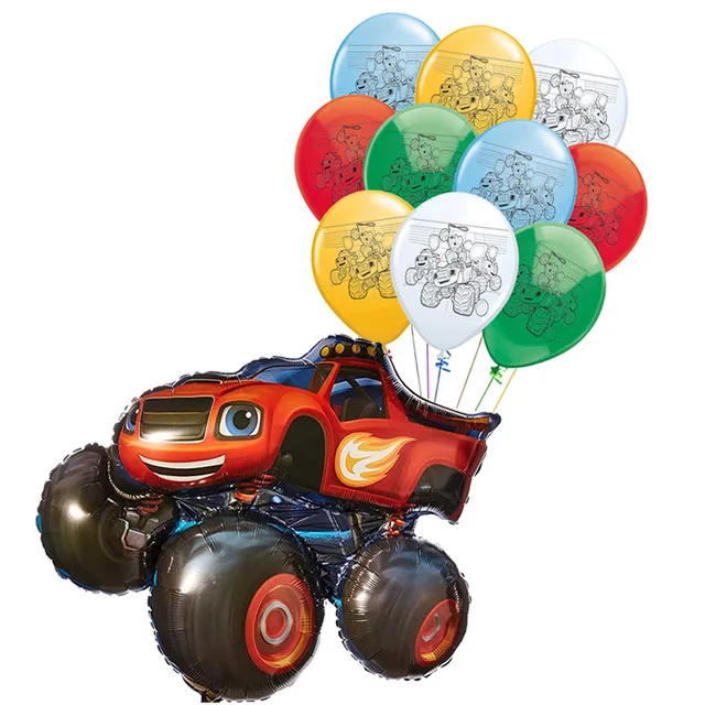 11 шт. вспыш и чудо машинки автомобильную тему игры День рождения украшения