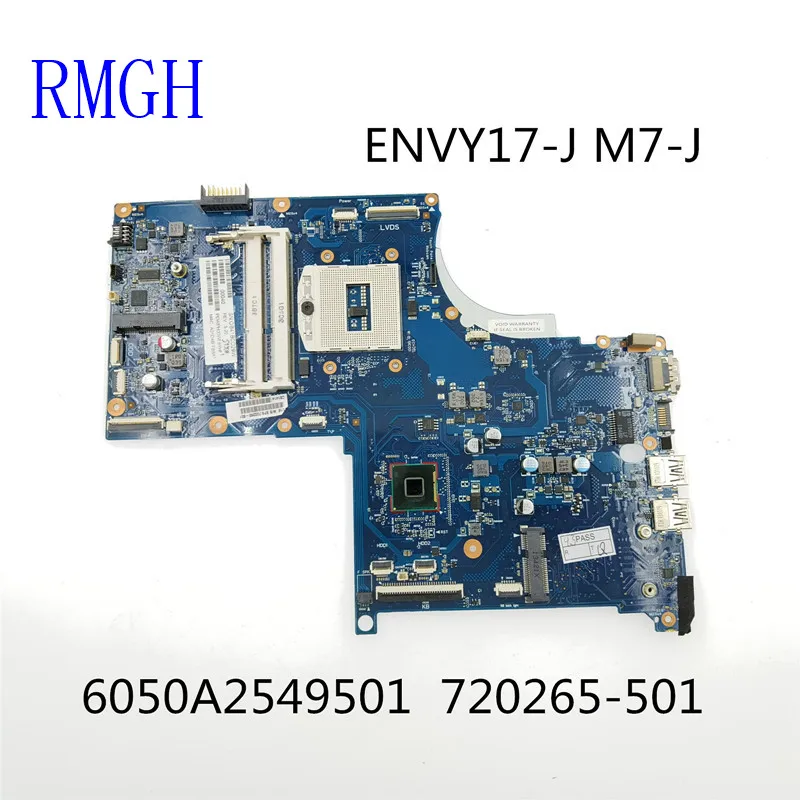 

720265-001 720265-501 720265-601 6050a2549501-mb-a02 For HP ENVY 17-J M7-J placa-mãe do portátil com HM87 PGA947 100% test 1