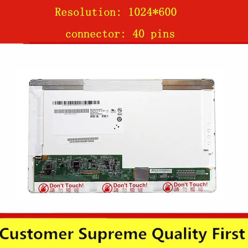 ЖК-экран для ноутбука B101AW03 V.0 LTN101NT02 LTN101NT06 lpd101wsa Acer Aspire one D150 NAV50 D250 KAV10 KAV60 ZG8 |
