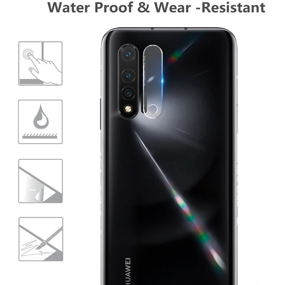 5 Pcs Camera Lens Tempered Glass For Huawei nova 6 4G Protective Screen Protector for 5G | Мобильные телефоны и
