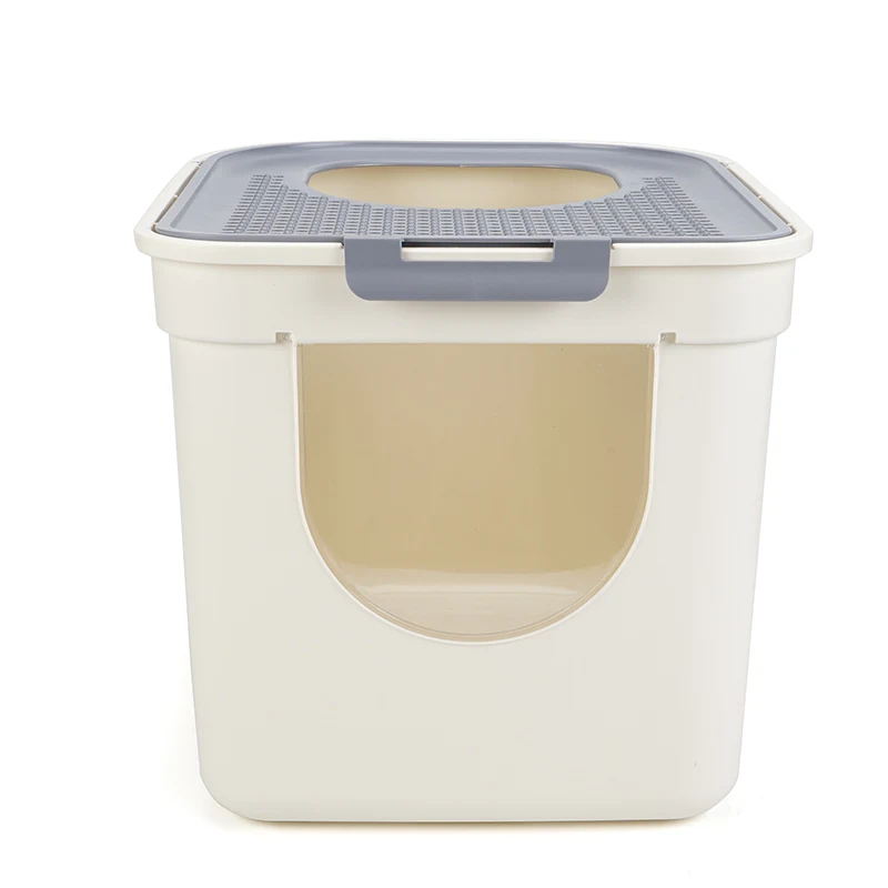 Квадратная автоматическая коробка для очистки кошачьего туалета тренировочная