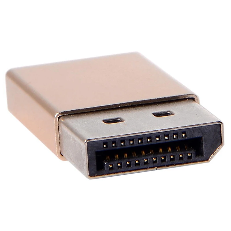 DP виртуальный дисплей адаптер Дисплей порт фиктивный разъем без головы призрак