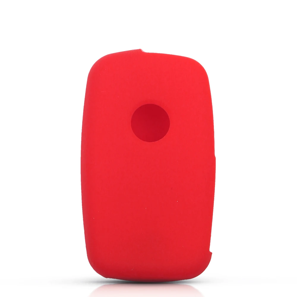 

KEYYOU Replacement Flip Key Shell Protective Silicone Car Key Case For VW VolksWagan Multivan T5 Sharan Caravelle 4 Buttons