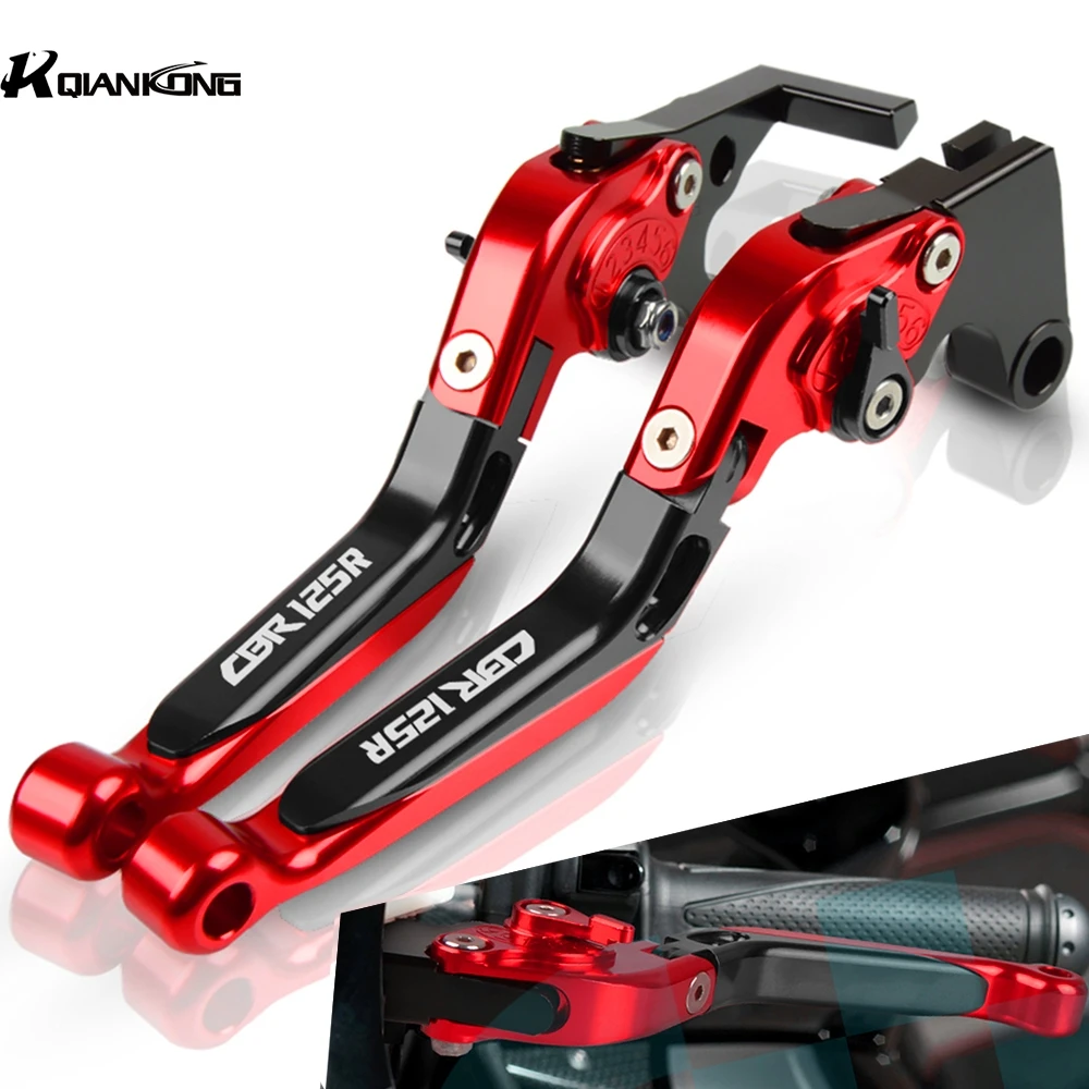 Мотоциклетный CBR125R CNC Алюминиевый Регулируемый рычаг тормоза сцепления для Honda CBR