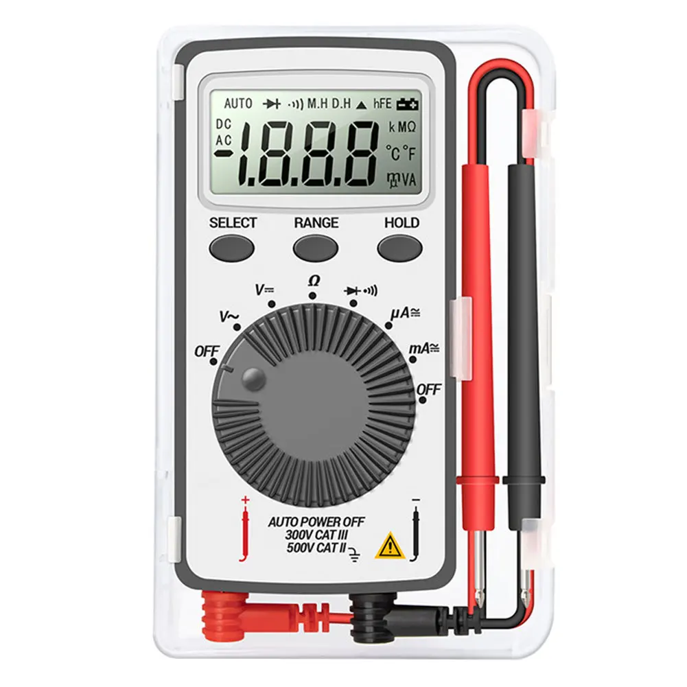 

ANENG Pocket Intelligent Voltage Current Meter Mini Digital Multimeter Super Slim Voltmeter Ammeter Portable Multi Tester