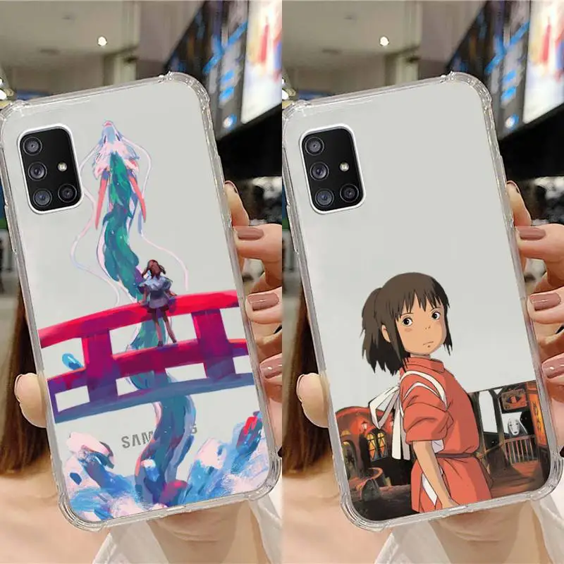 

Spirited Away Phone Case Transparent For Samsung Galaxy A S Note 9 10 51 50 71 70 80 20 21 30s ultra plus