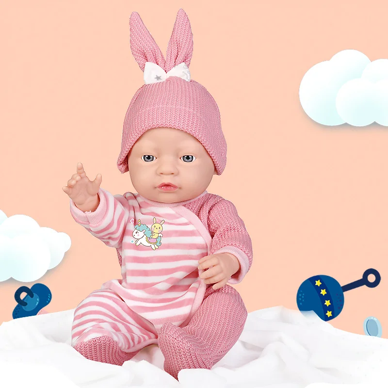 

16 Inch Lifelike Reborn Baby doll 42CM Full Body Silicone Newborn Baby Dolls Playmate Toys for Girls Boy kids Xmas Birthday Gift