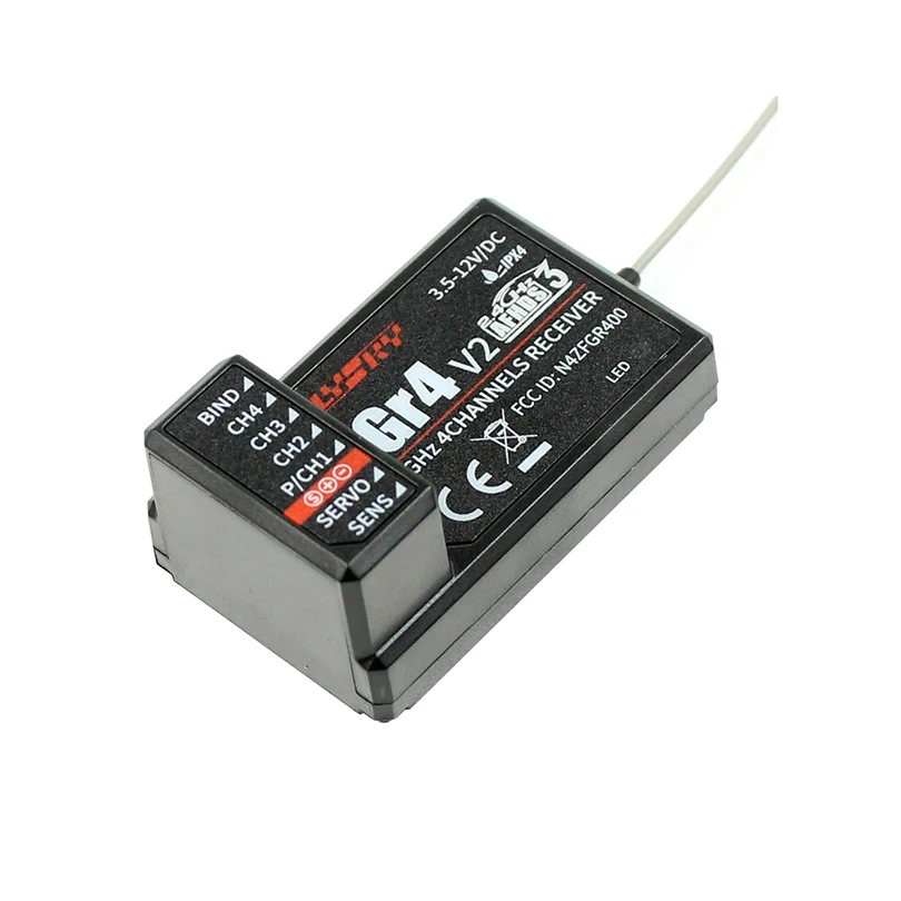 Flysky FGR4 V2 / FGR4S FGR4P одна антенна двунаправленный приемник PPM/IBUS/PWM для FS-NB4 передатчик