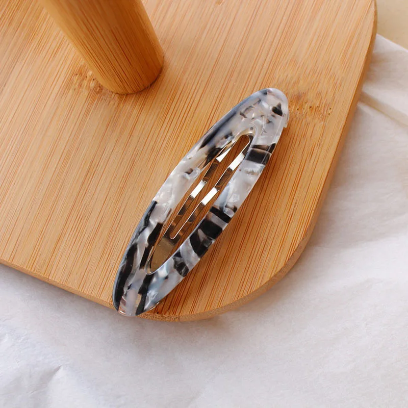 

Hot Sale Fashion Acetate Acrylic Hair Clip Pin Korean Hair Accessories Colorful Geometric Barrettes for Women