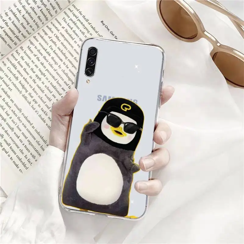 

Penguin Pengsoo Phone Case Transparent For Samsung Galaxy A71 A21s S8 S9 S10 plus note 20 ultra