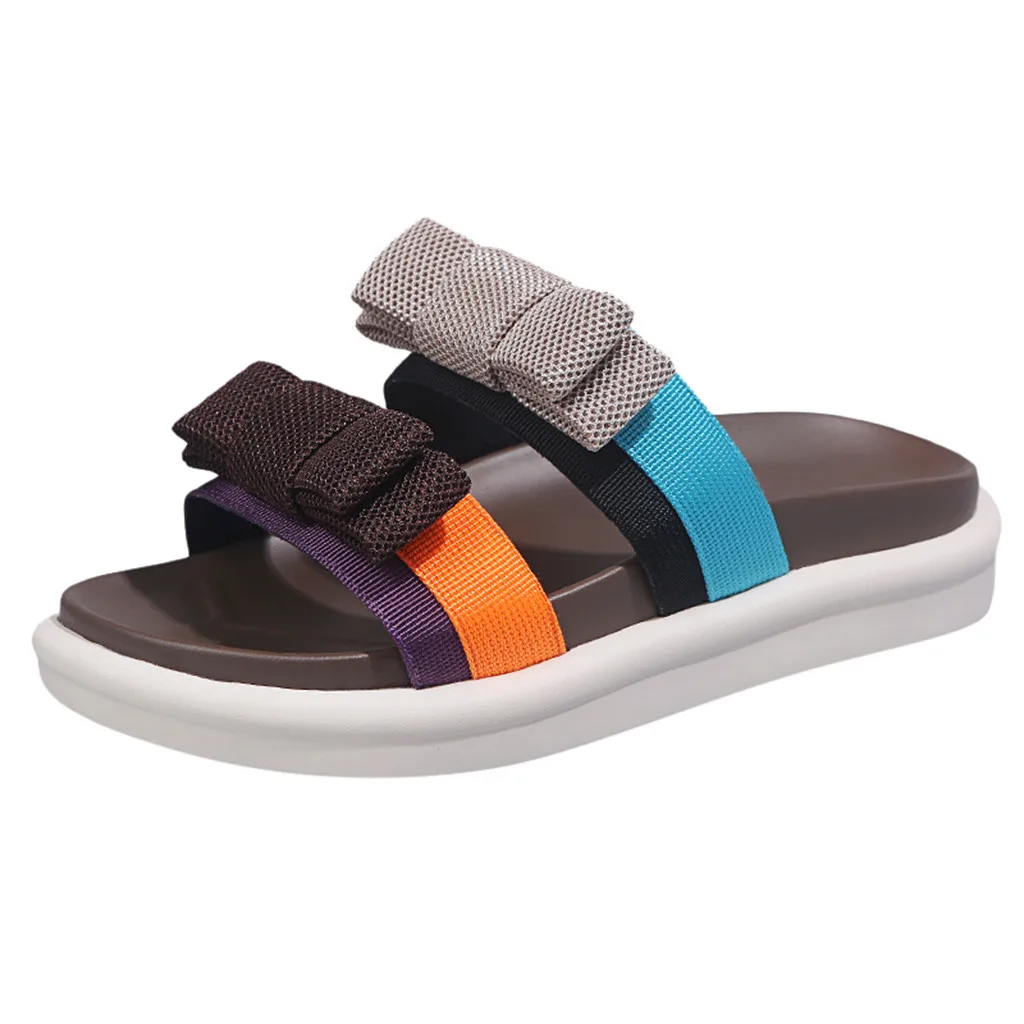 Детские тапочки сандалии для первых шагов обувь малышей повседневная на плоской