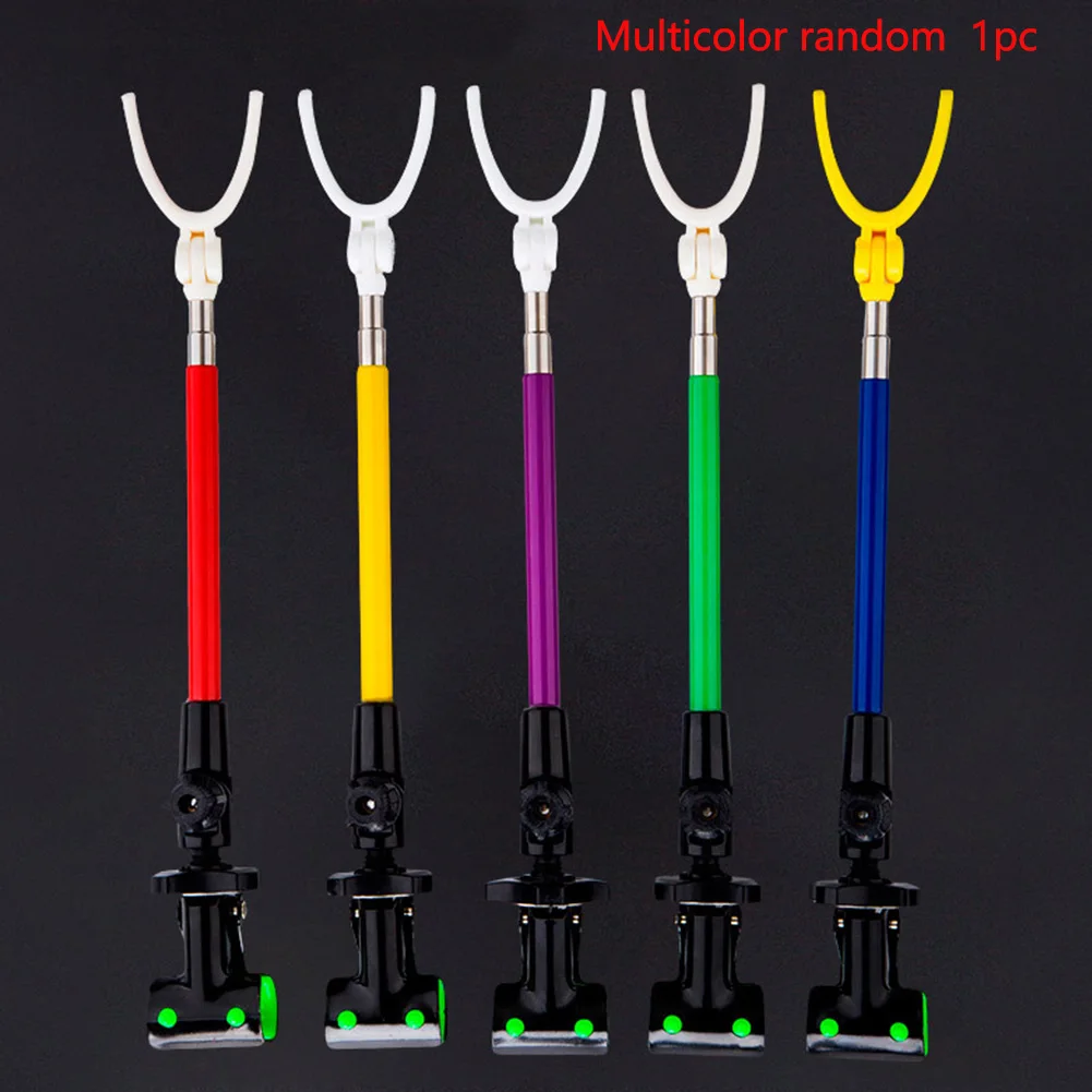 Back Stretch Hand Adjustable Angle Gadget Simple Carbon Stand Rotating Angler Fishing Rod Holder Accessories Pole Bracket | Спорт и