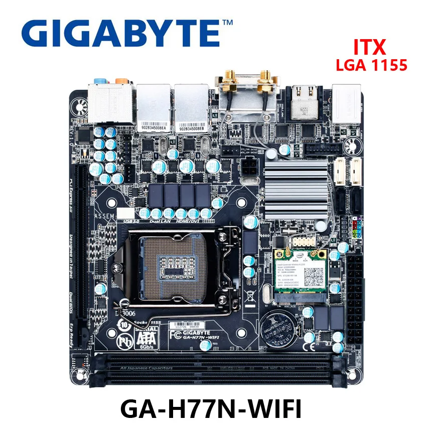 Б/у оригинальная материнская плата Gigabyte для настольного ПК с процессором LGA 1155
