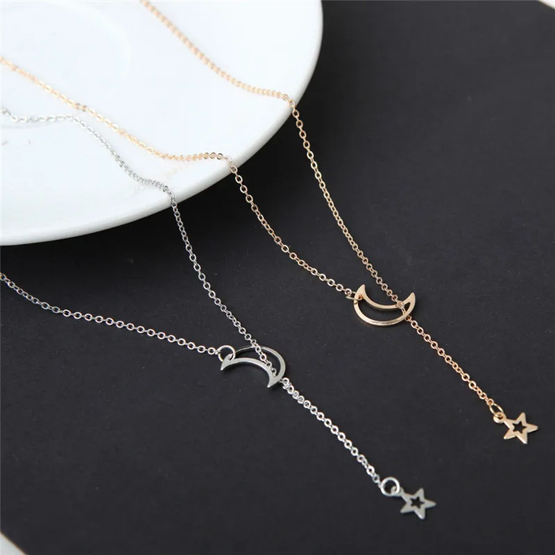 

Ожерелья и подвески Moon аксессуары женские украшения в стиле бохо чокер Estrellay Luna длинные модные украшения для женщин