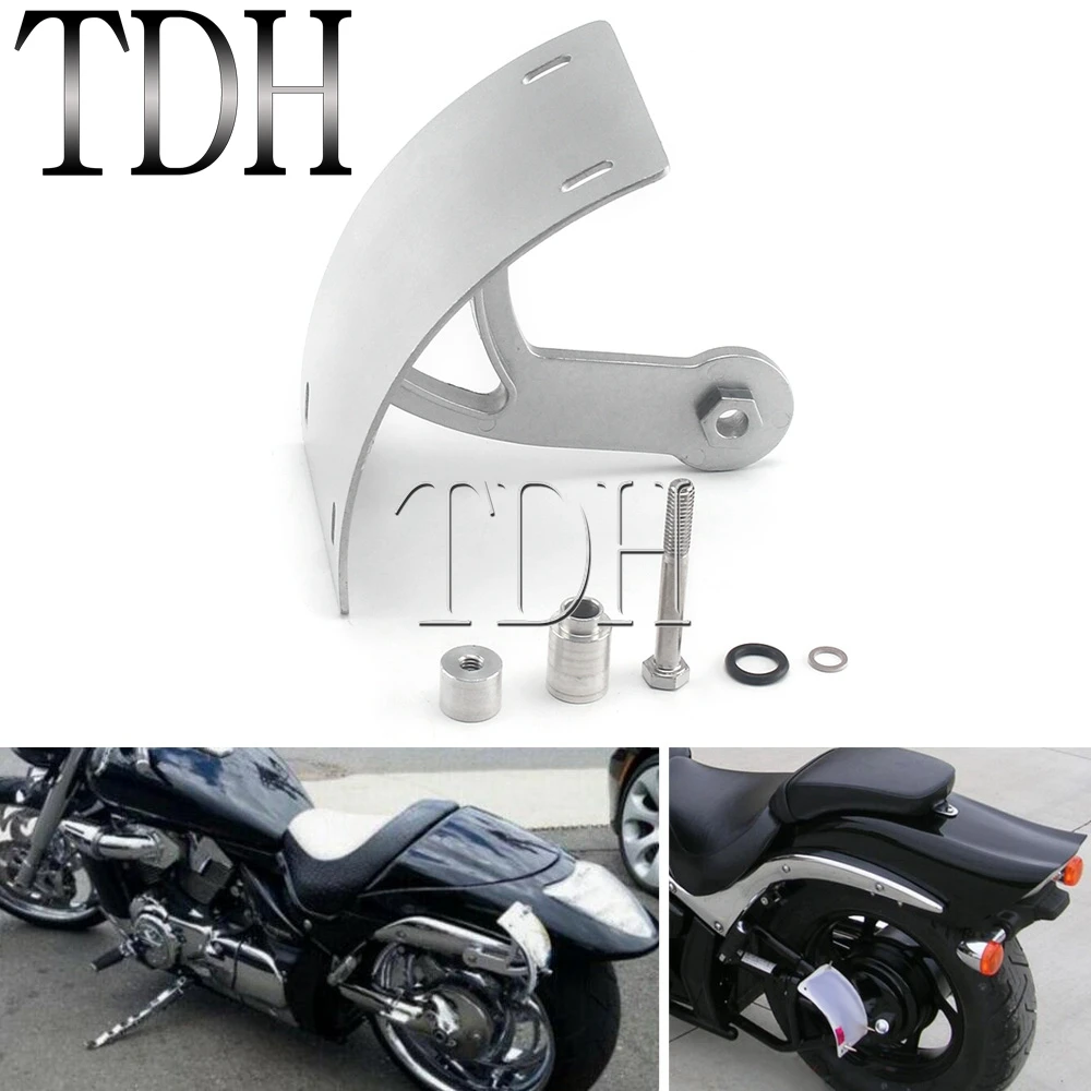 

Кронштейн для номерного знака с ЧПУ, маятник, изогнутый Держатель рамы номерного знака для Suzuki Boulevard M109R 2006-2013, запчасти для мотоциклов