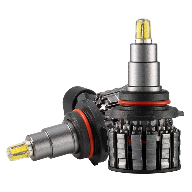 

2 шт. 48 чипов 4 стороны 9012 9006 HB4 9005 HB3 H8 H9 H11 H1 светодиодный ные лампы для автомобильных фар 360 градусов 6000K