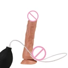 Большой Сквиртинг фаллоимитатор реалистичные эякуляционные фаллоимитаторы с присоской страпон огромный пенис ремешок на Анальный секс игрушки для взрослых женщин гей