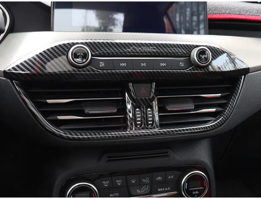 

For Ford Focus 2019 2020 Front Interior Accessories Car Air Vent Outlet Cover Trim Car A/C Air-condition Wind Out Stickers