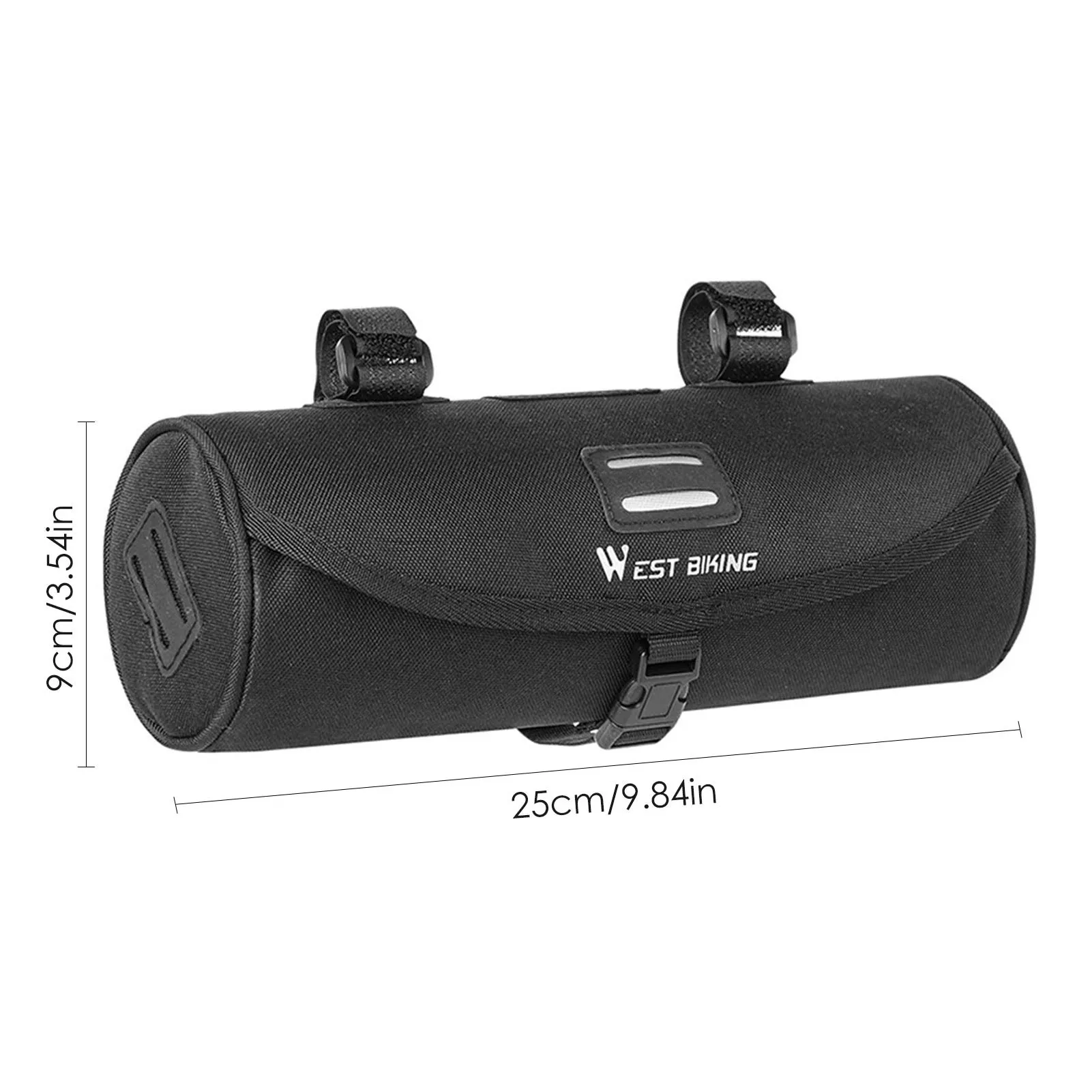 

Bicycle Front Bag 2L Hook-and-loop fixed handlebar pack DurableStorage Bag for Cycling Riding Equipment Bike Accessories