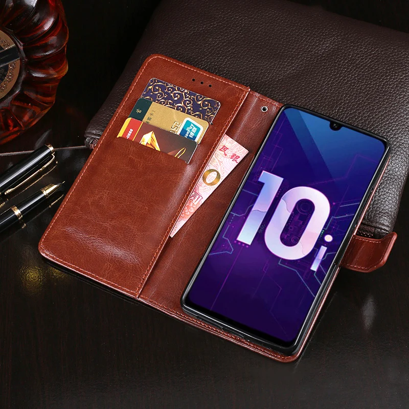 Чехол-книжка для Huawei Honor 10i деловой кожаный чехол-кошелек чехол телефона HRY-LX1T