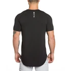 Muscleguys летняя футболка Мужская модная футболка брендовая одежда хип-хоп уличная спортивная футболка с короткими рукавами облегающие футболки