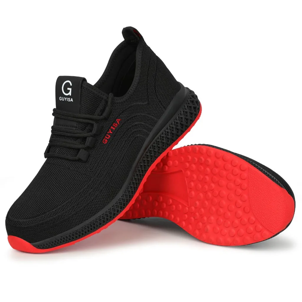 Мужские защитные ботинки для отдыха со стальным носком Рабочая обувь кроссовки