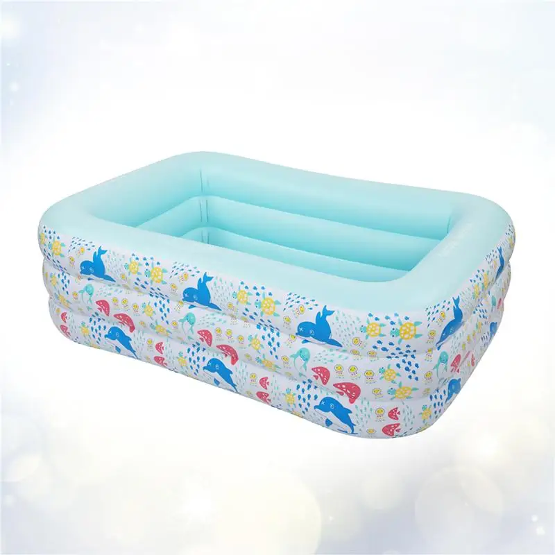 

1pc Inflatable Swimming Pool Cartoon Round Pool Toy Children Paddling Pool